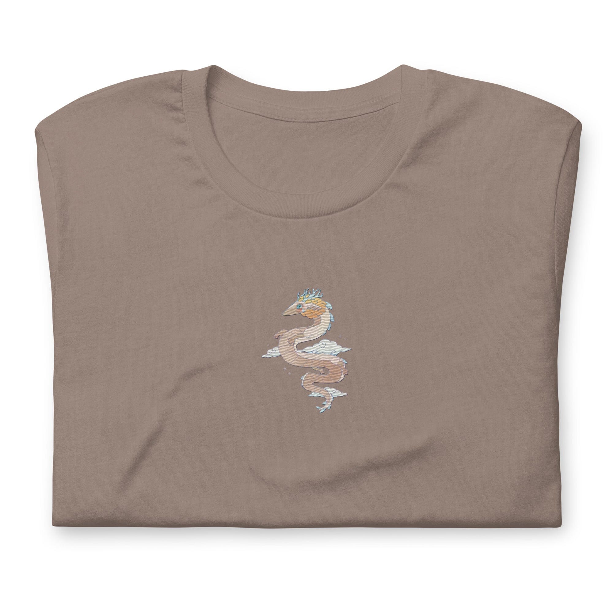 Light Dragon | Embroidered Unisex t-shirt | Zelda Titty Tea Threads & Thistles Inventory Pebble XS
