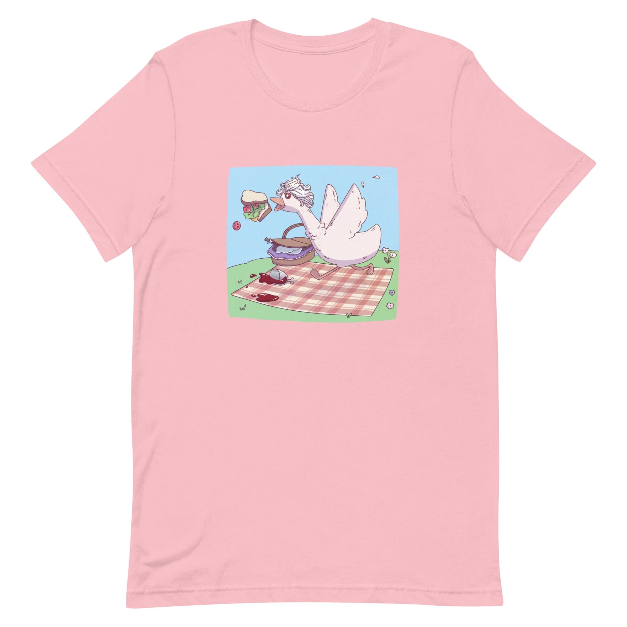 Goosestarion | Unisex t-shirt | Baldur's Gate Threads & Thistles Inventory Pink S