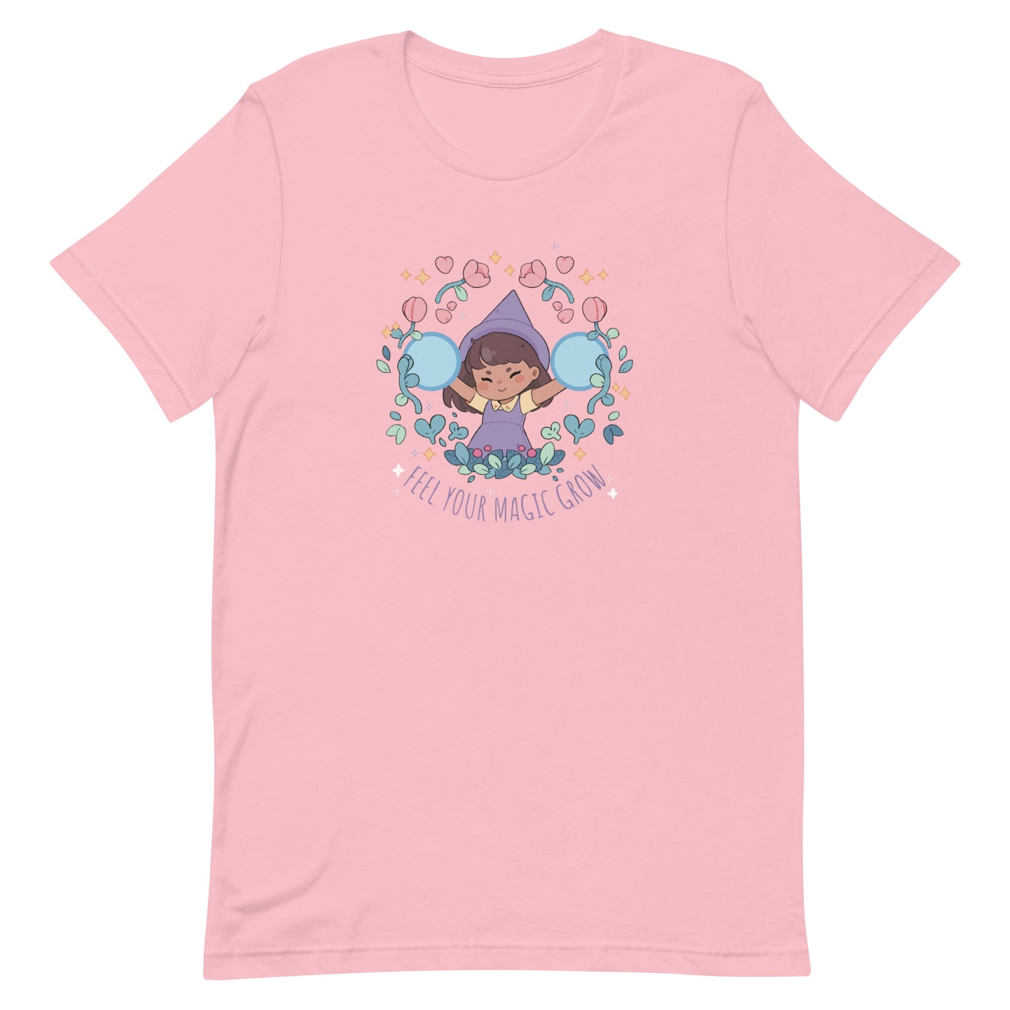 Feel your Magic Grow | Unisex t-shirt | Fields of Mistria Threads & Thistles Inventory Pink S