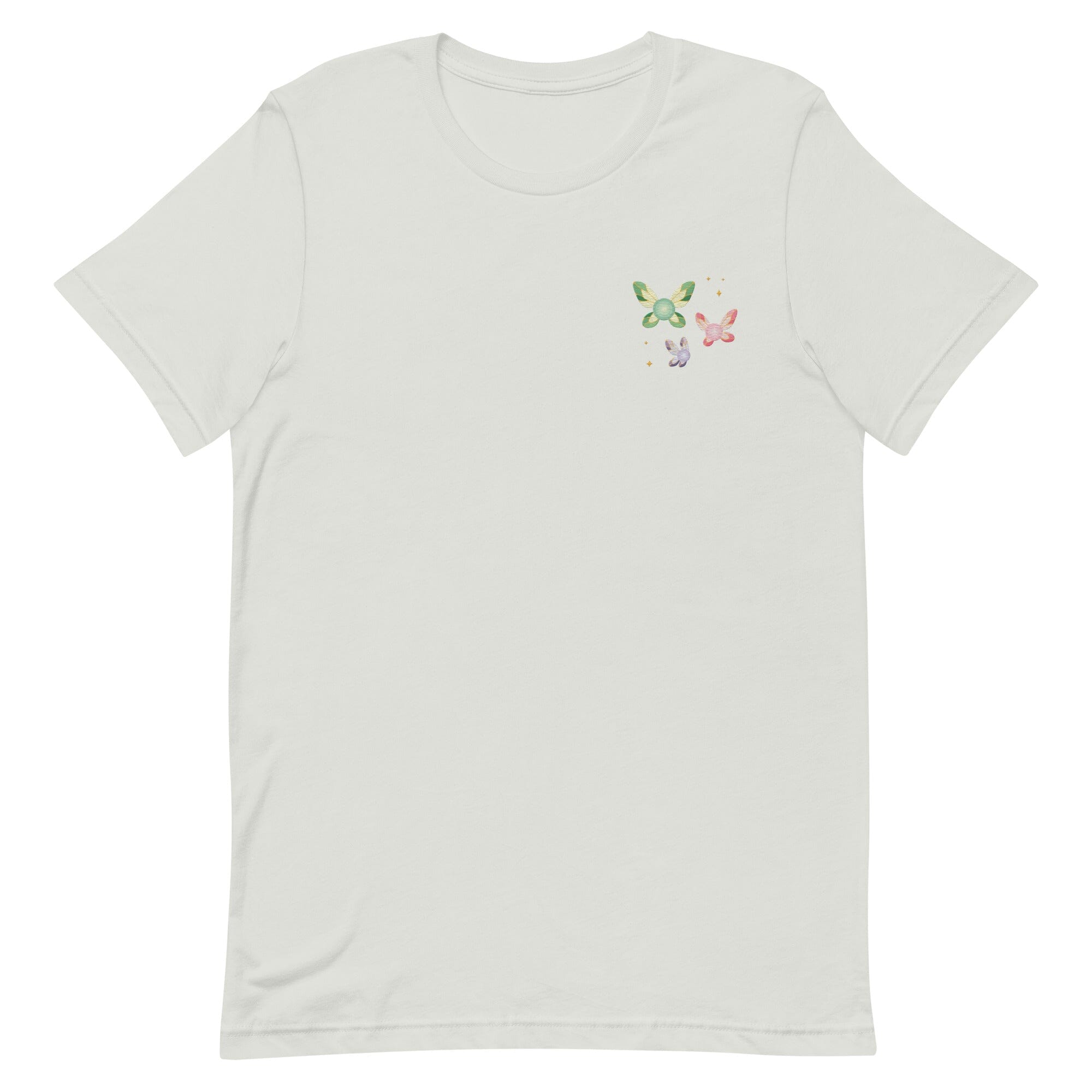Navi Fairies | Embroidered Unisex t-shirt | The Legend of Zelda Threads & Thistles Inventory Silver S