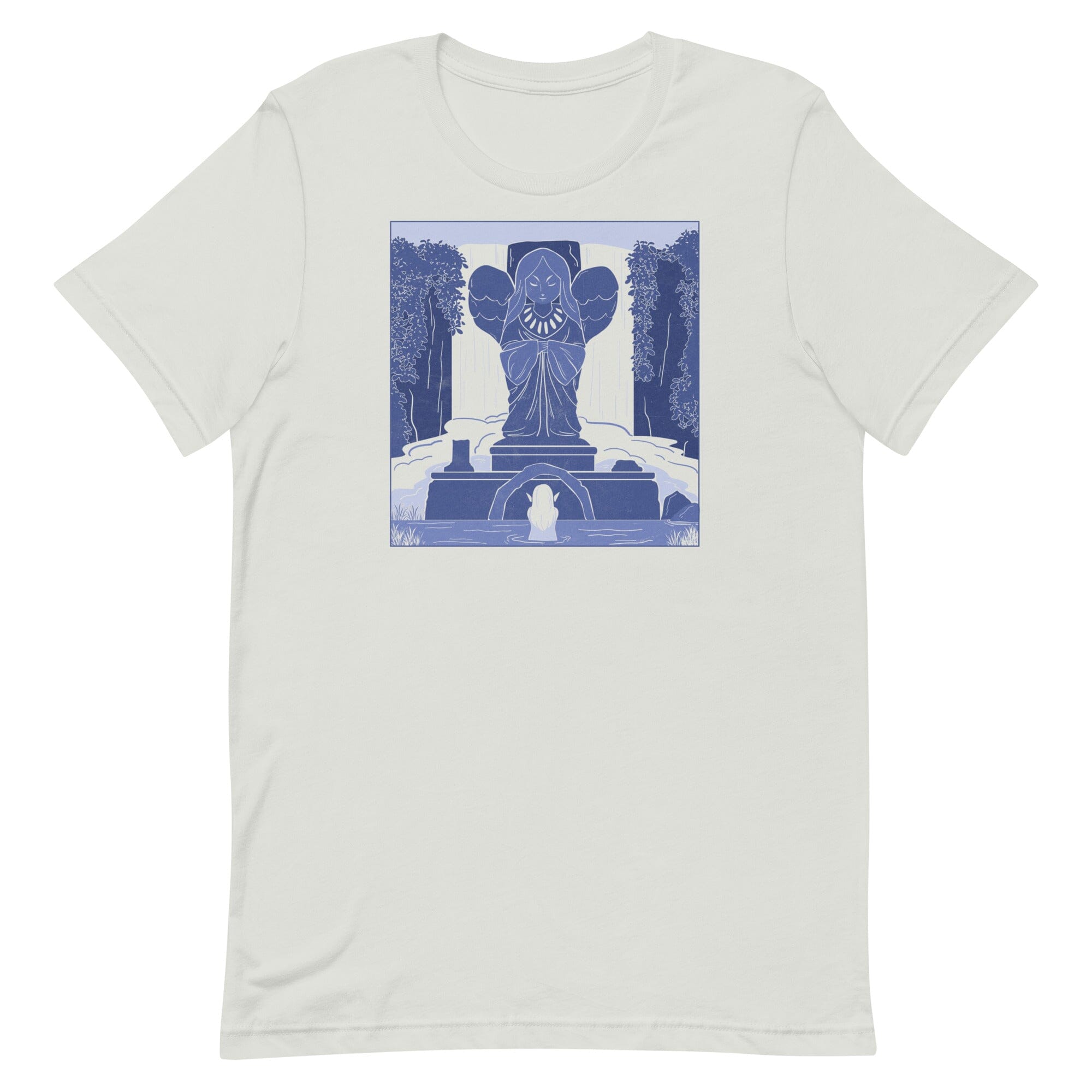 Goddess Statue | Unisex t-shirt | The Legend of Zelda Threads & Thistles Inventory Silver S
