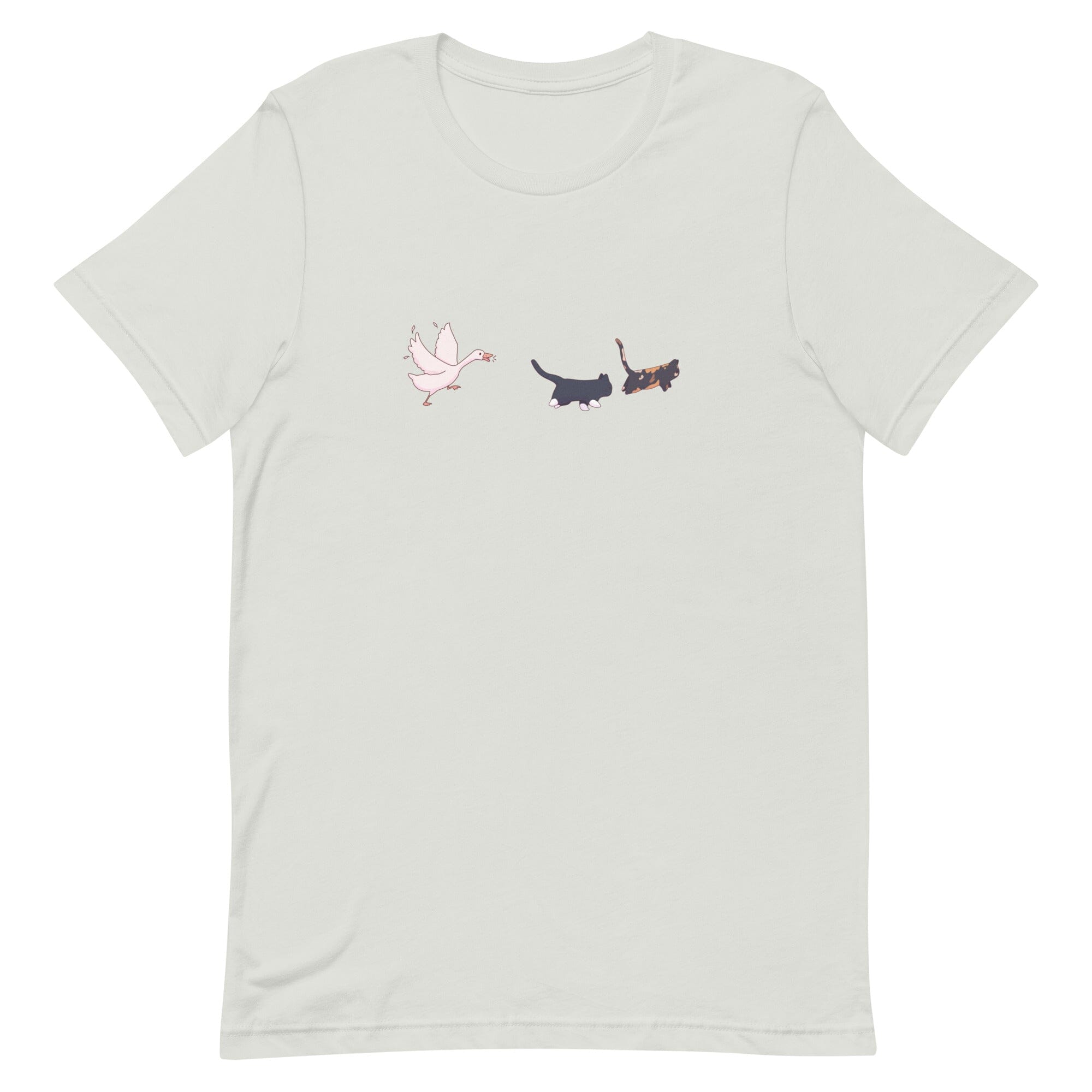 Goose Chase | Unisex t-shirt | TTI Stream Threads & Thistles Inventory Silver S