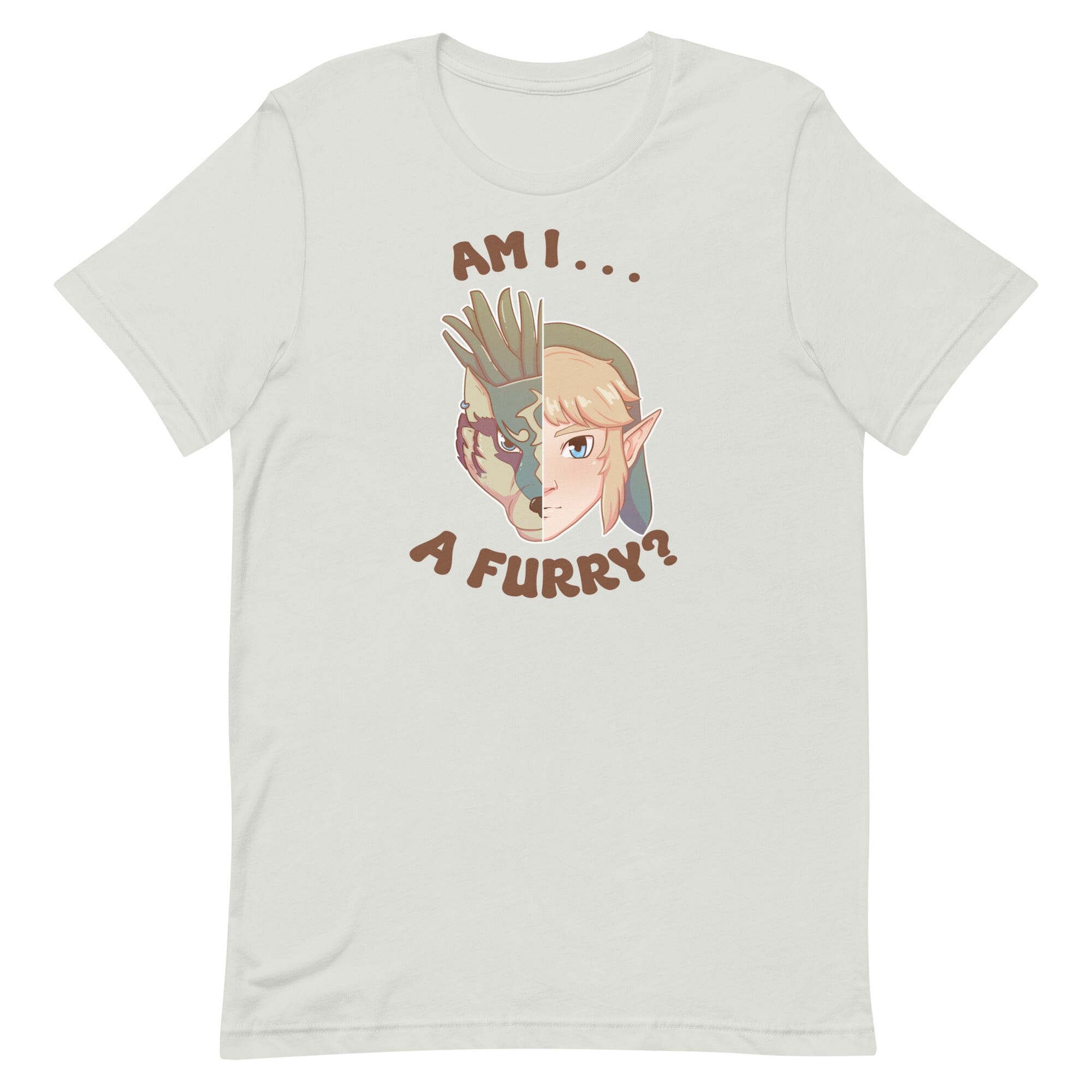 Am I a Furry? | Unisex t-shirt | Titty Tea Zelda Threads & Thistles Inventory Silver S