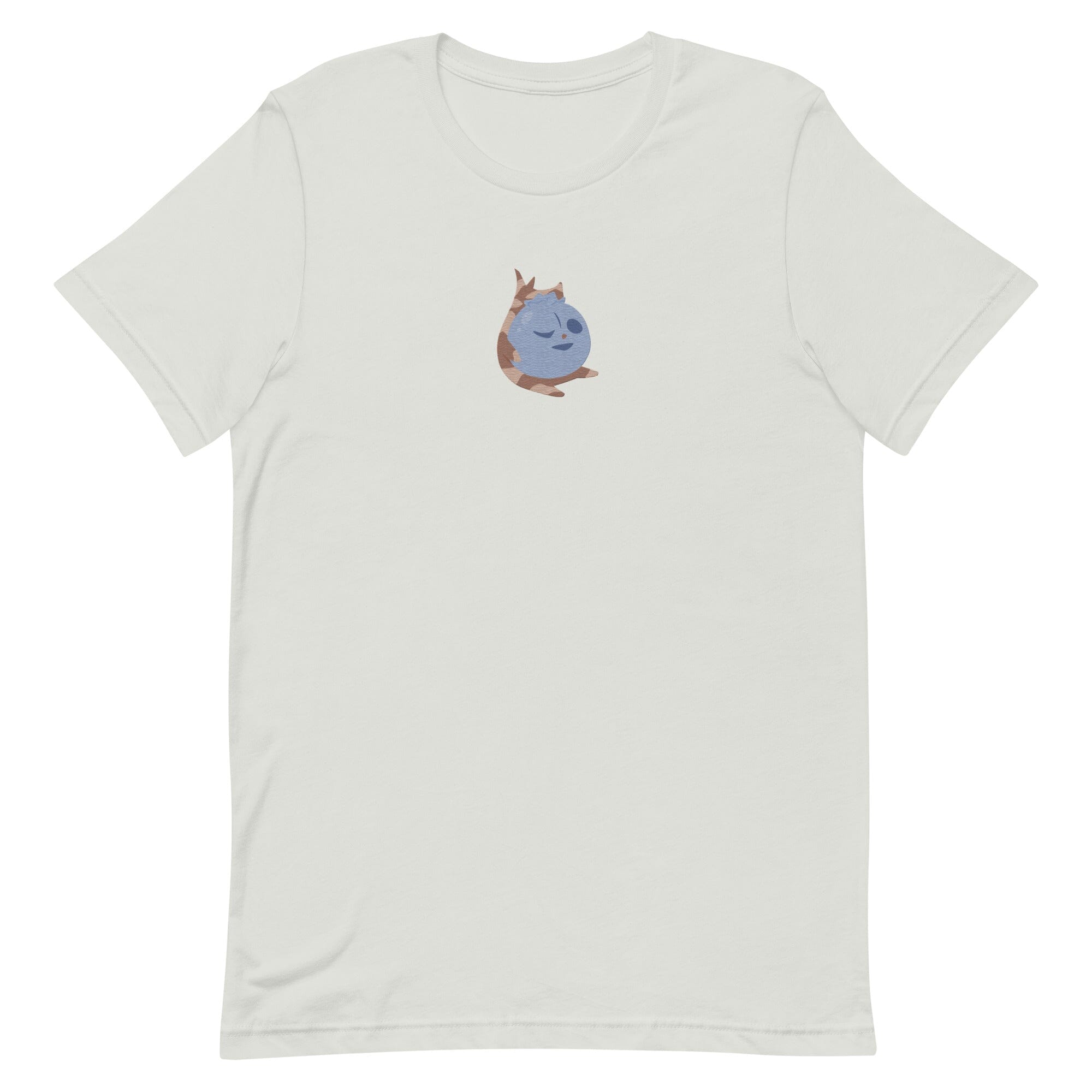 Blueberry Korok | Embroidered Unisex t-shirt | Titty Tea Zelda Threads & Thistles Inventory Silver S