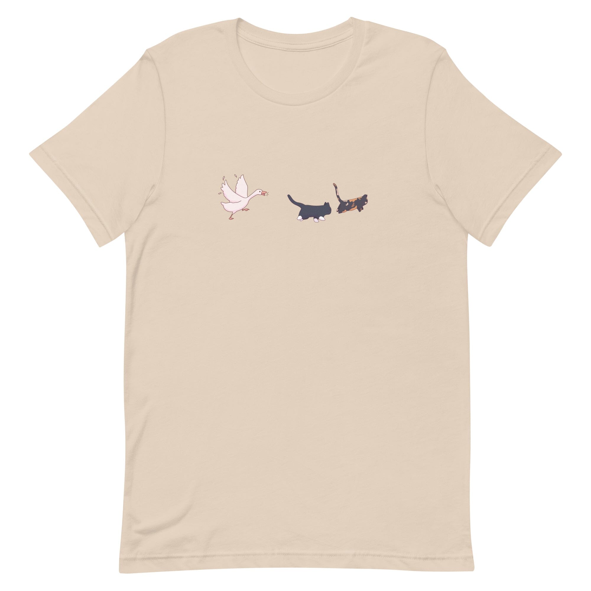 Goose Chase | Unisex t-shirt | TTI Stream Threads & Thistles Inventory Soft Cream XS