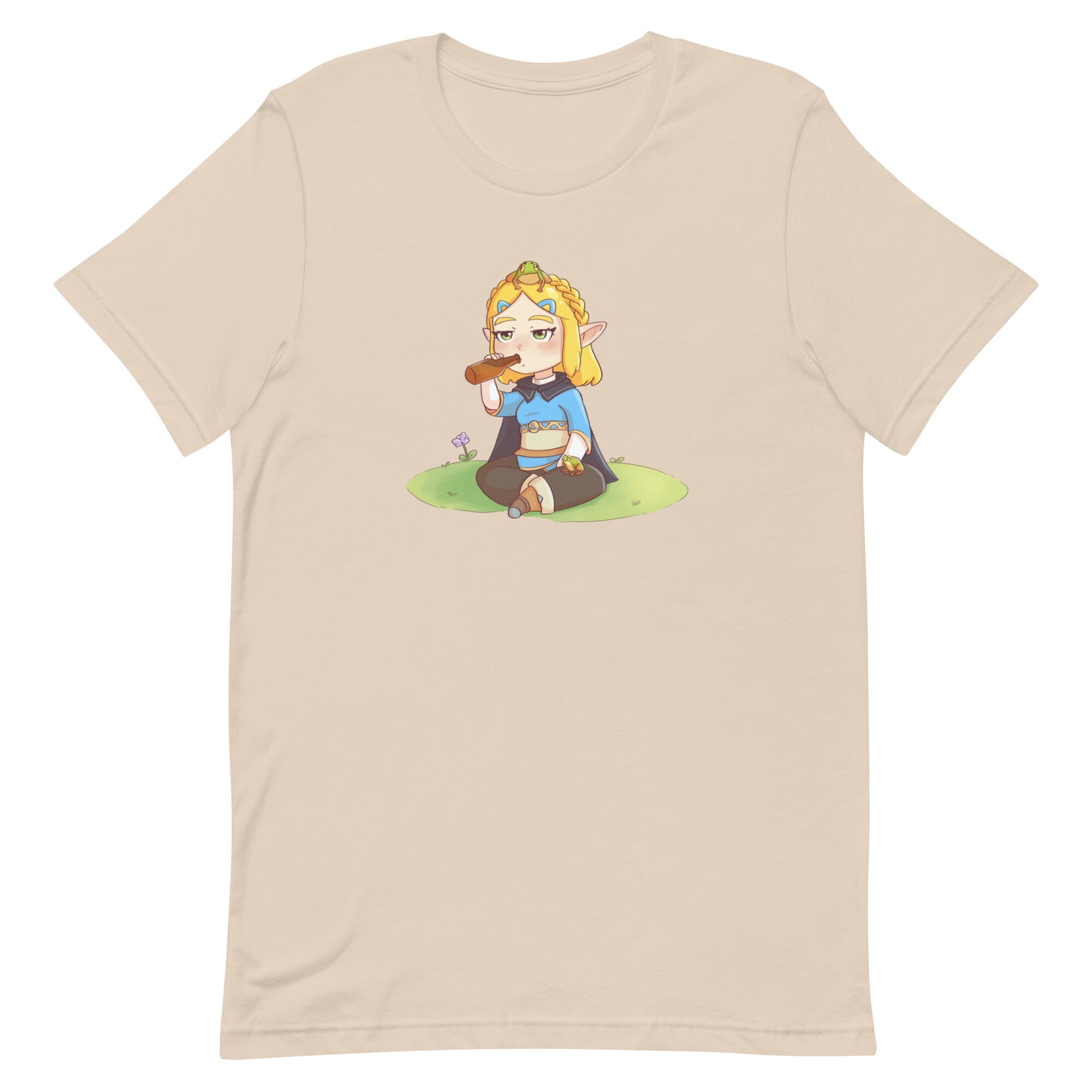 Zelda Frogs | Unisex t-shirt | Titty Tea Zelda Threads & Thistles Inventory Soft Cream XS