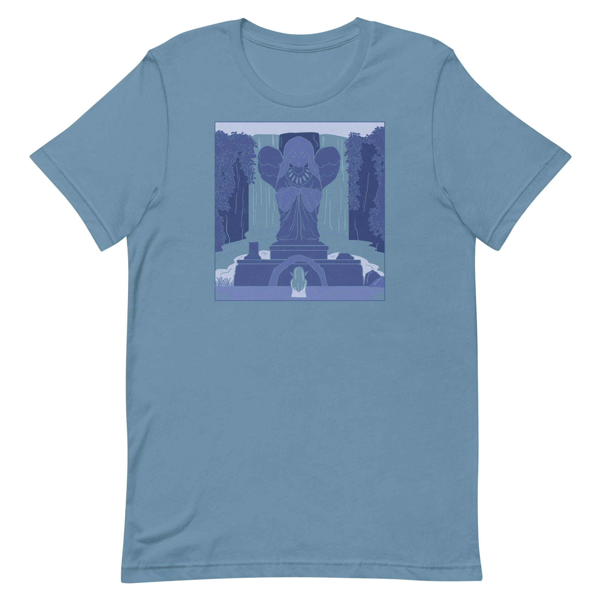 Goddess Statue | Unisex t-shirt | The Legend of Zelda Threads & Thistles Inventory Steel Blue S