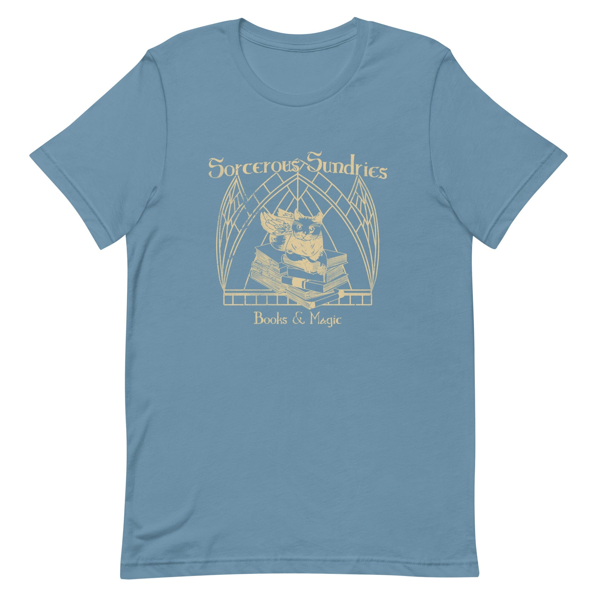 Sorcerous Sundries | Unisex t-shirt | Baldur's Gate Threads & Thistles Inventory Steel Blue S
