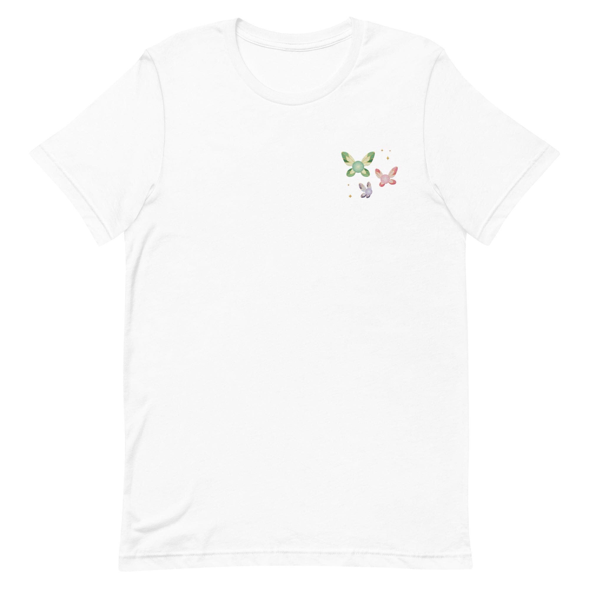 Navi Fairies | Embroidered Unisex t-shirt | The Legend of Zelda Threads & Thistles Inventory White XS