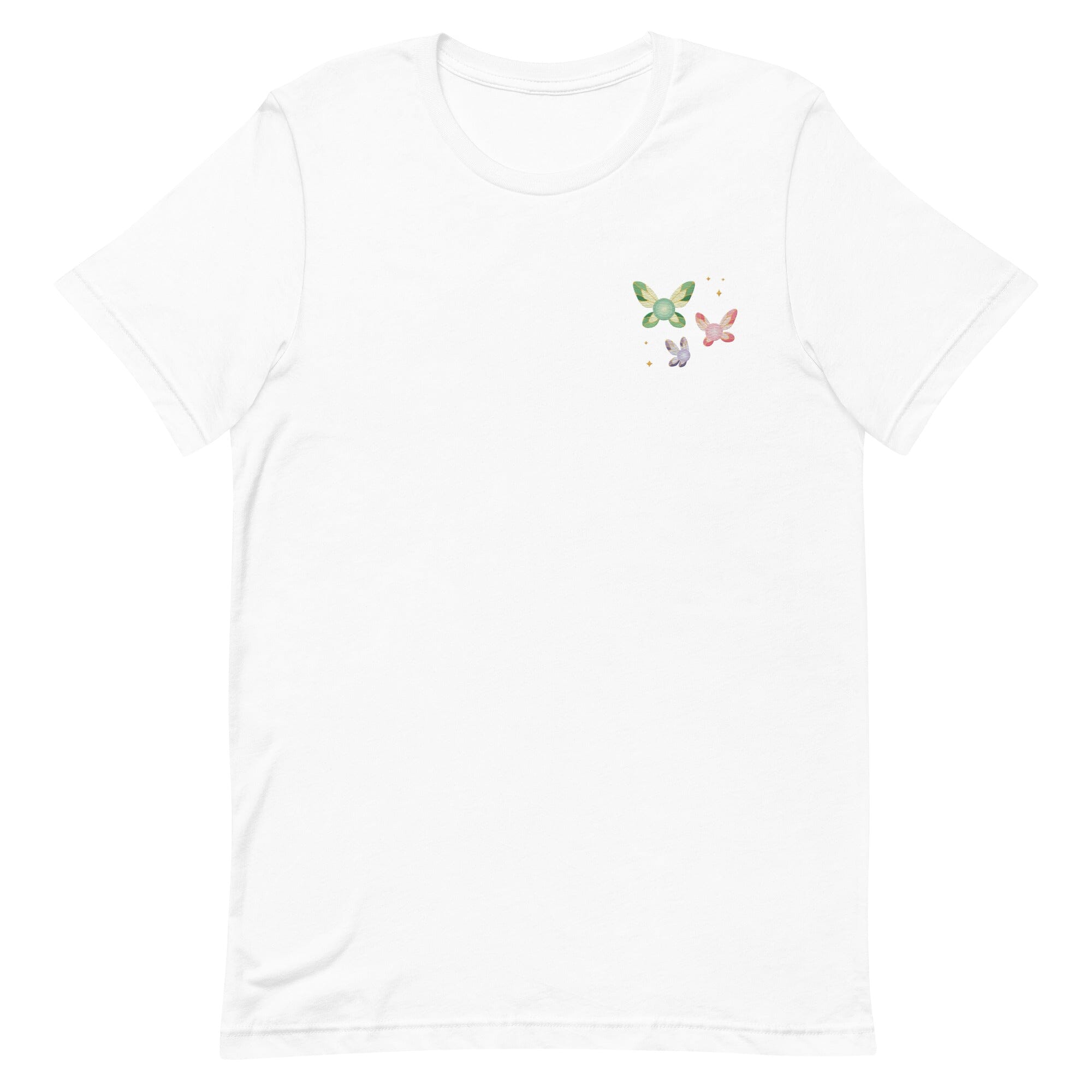 Navi Fairies | Embroidered Unisex t-shirt | The Legend of Zelda Threads & Thistles Inventory White XS 