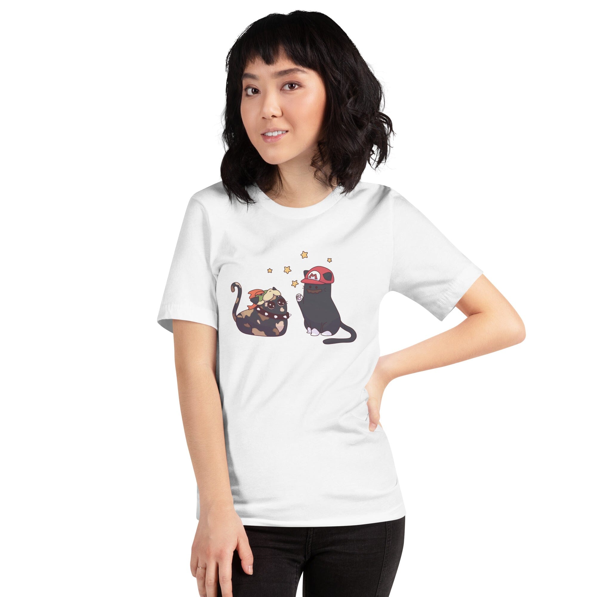 Team Bowser & Mario Kitties | Unisex t-shirt | TTI Stream Threads & Thistles Inventory