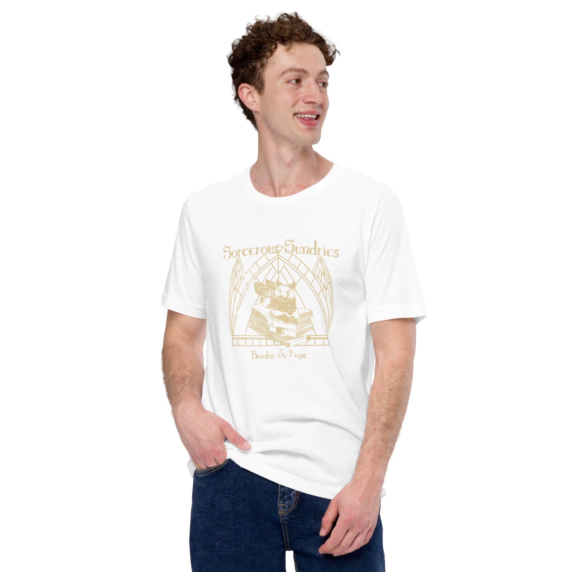 Sorcerous Sundries | Unisex t-shirt | Baldur's Gate Threads & Thistles Inventory 