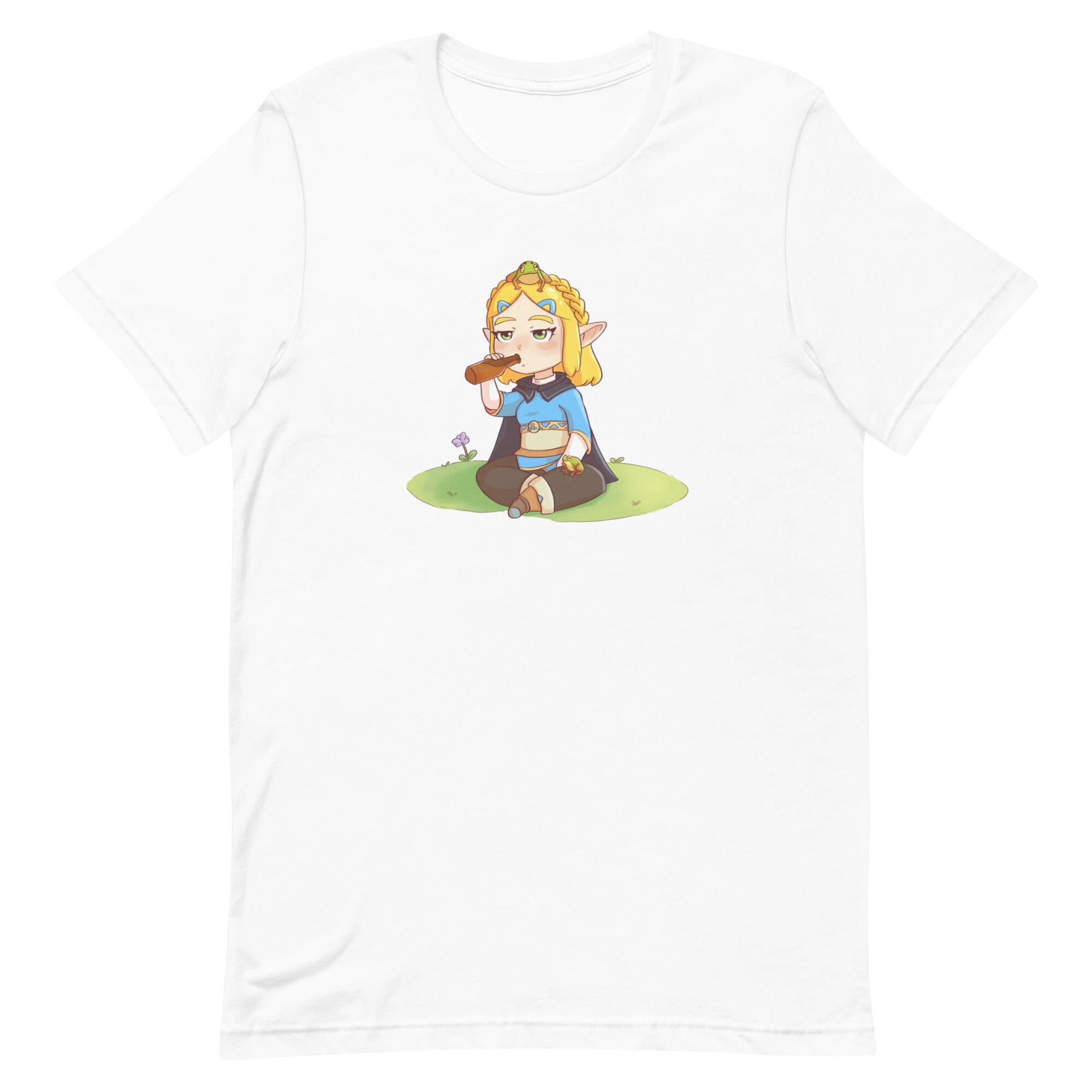 Zelda Frogs | Unisex t-shirt | Titty Tea Zelda Threads & Thistles Inventory White XS