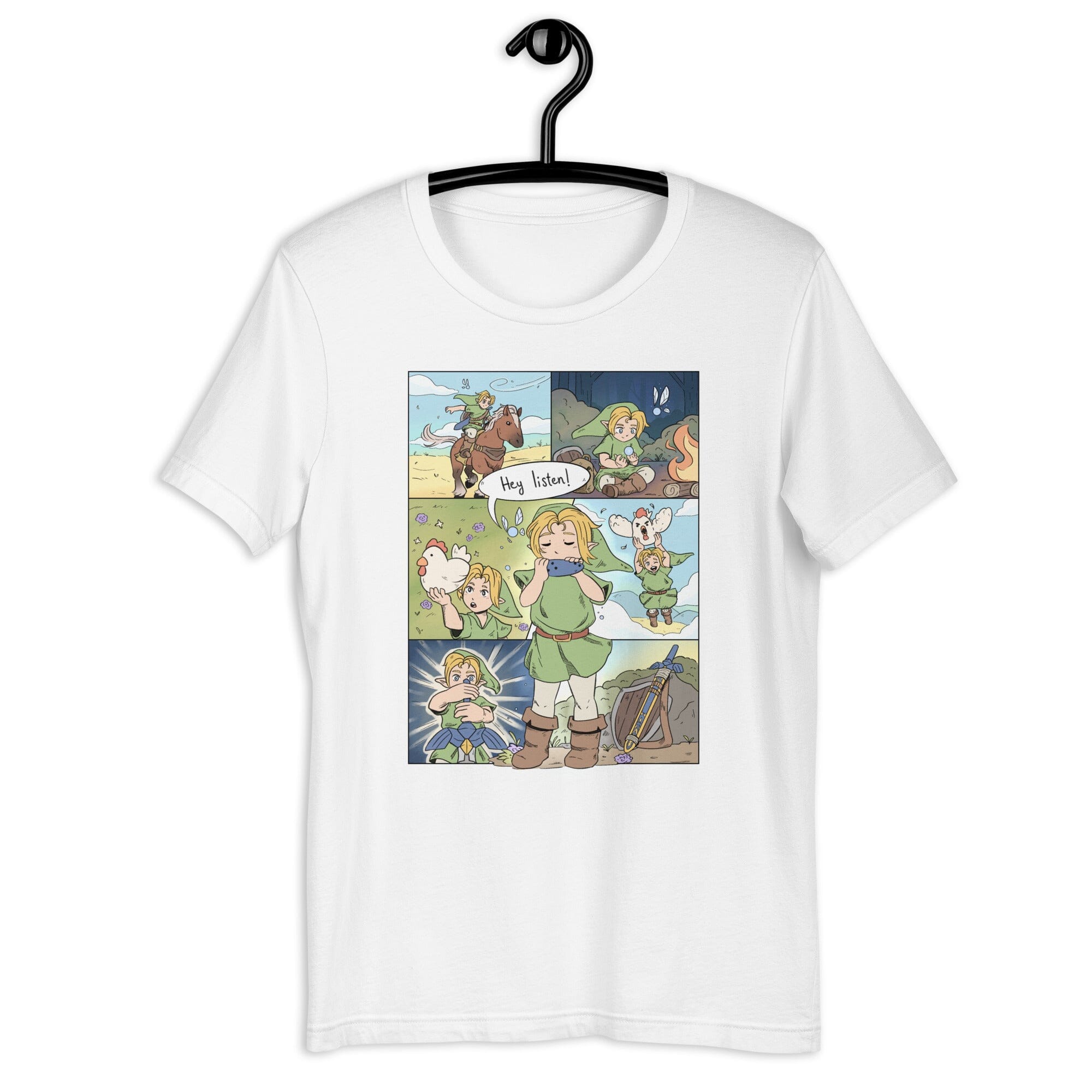 Ocarina of Time Comic | Unisex t-shirt | Zelda Titty Tea Threads & Thistles Inventory