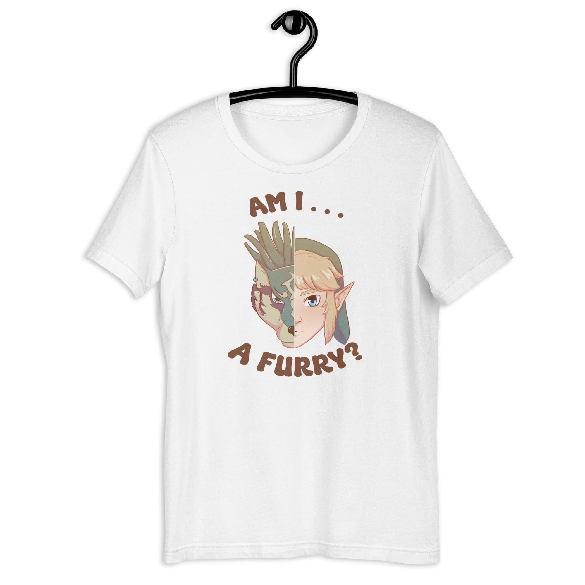 Am I a Furry? | Unisex t-shirt | Titty Tea Zelda Threads & Thistles Inventory