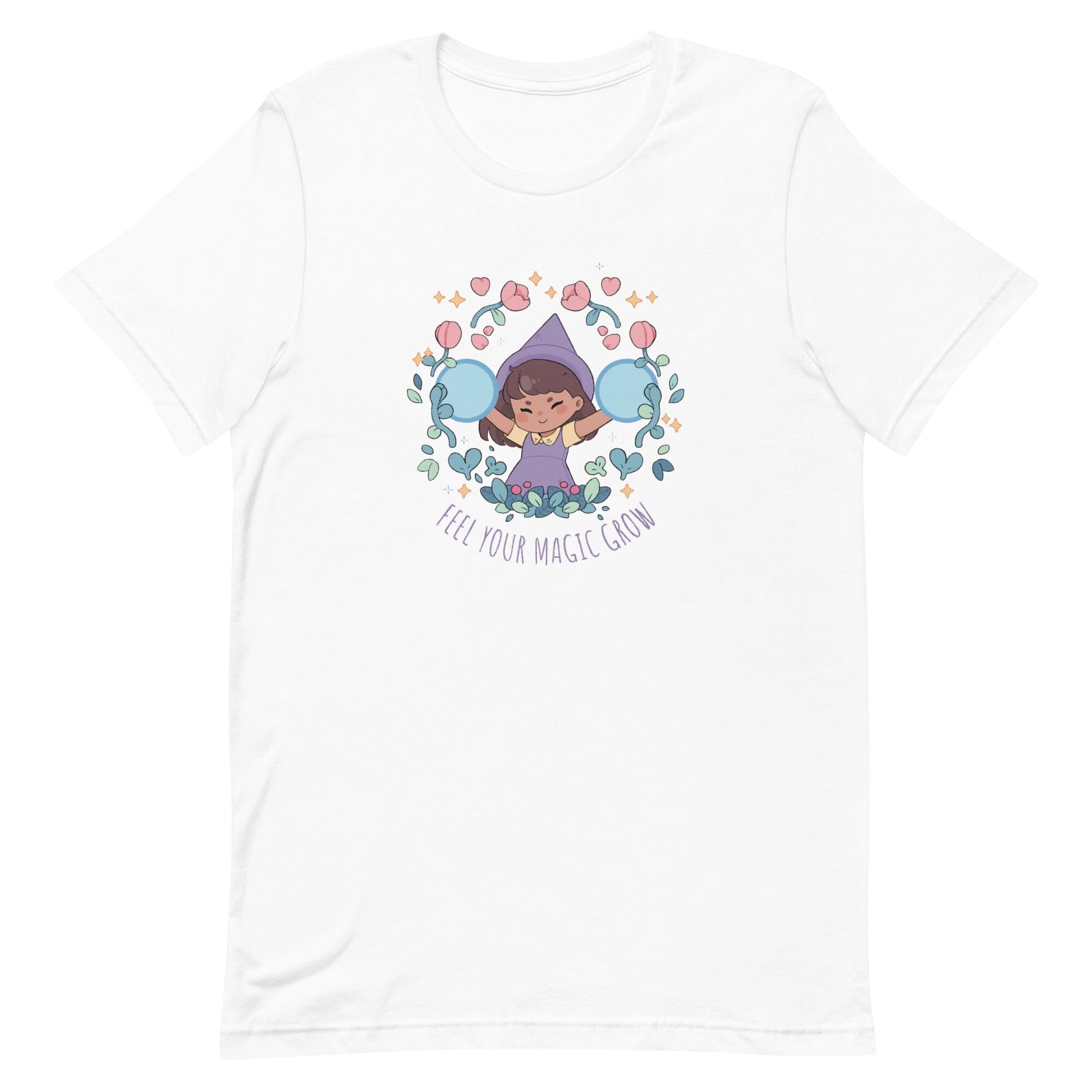 Feel your Magic Grow | Unisex t-shirt | Fields of Mistria Threads & Thistles Inventory White XS