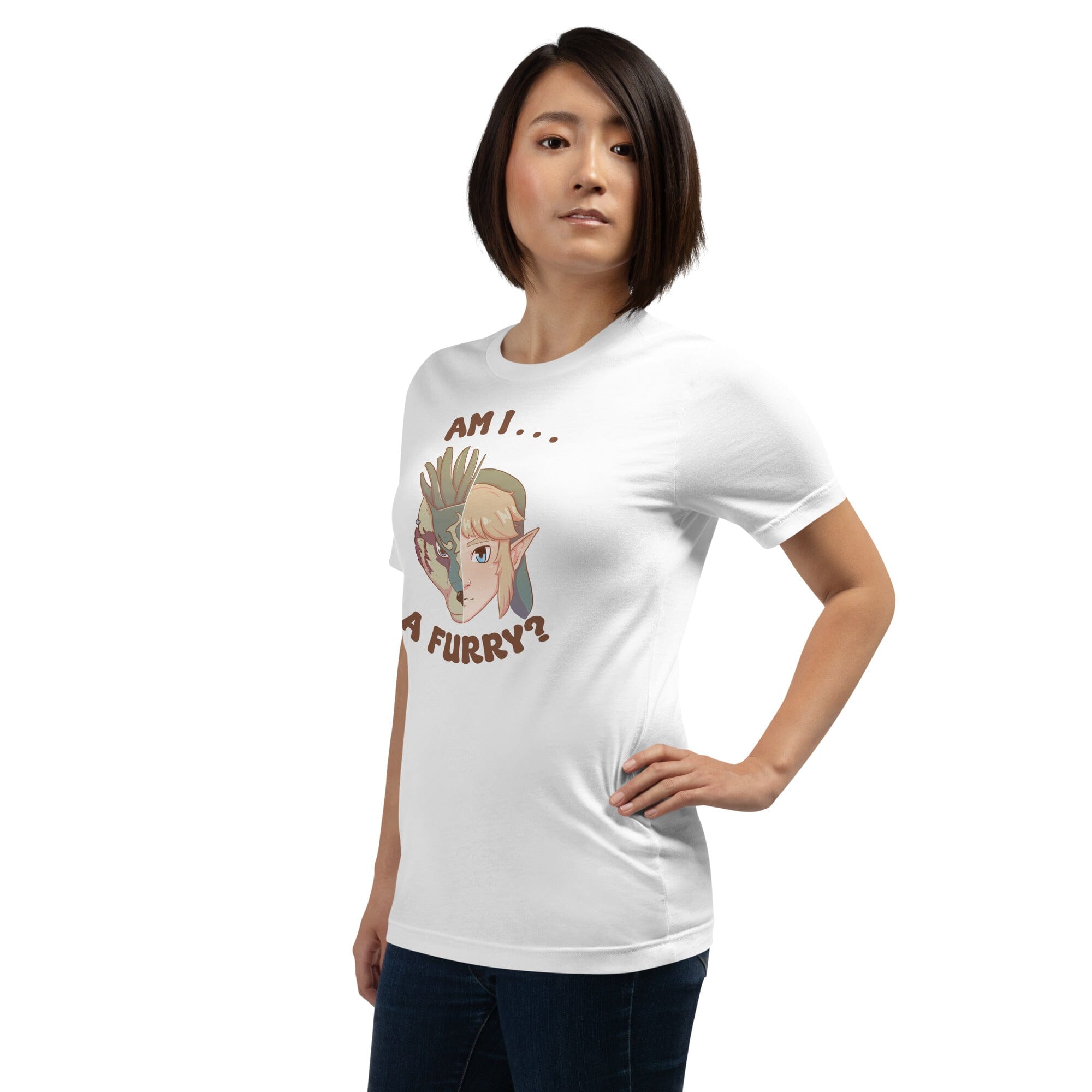 Am I a Furry? | Unisex t-shirt | Titty Tea Zelda Threads & Thistles Inventory