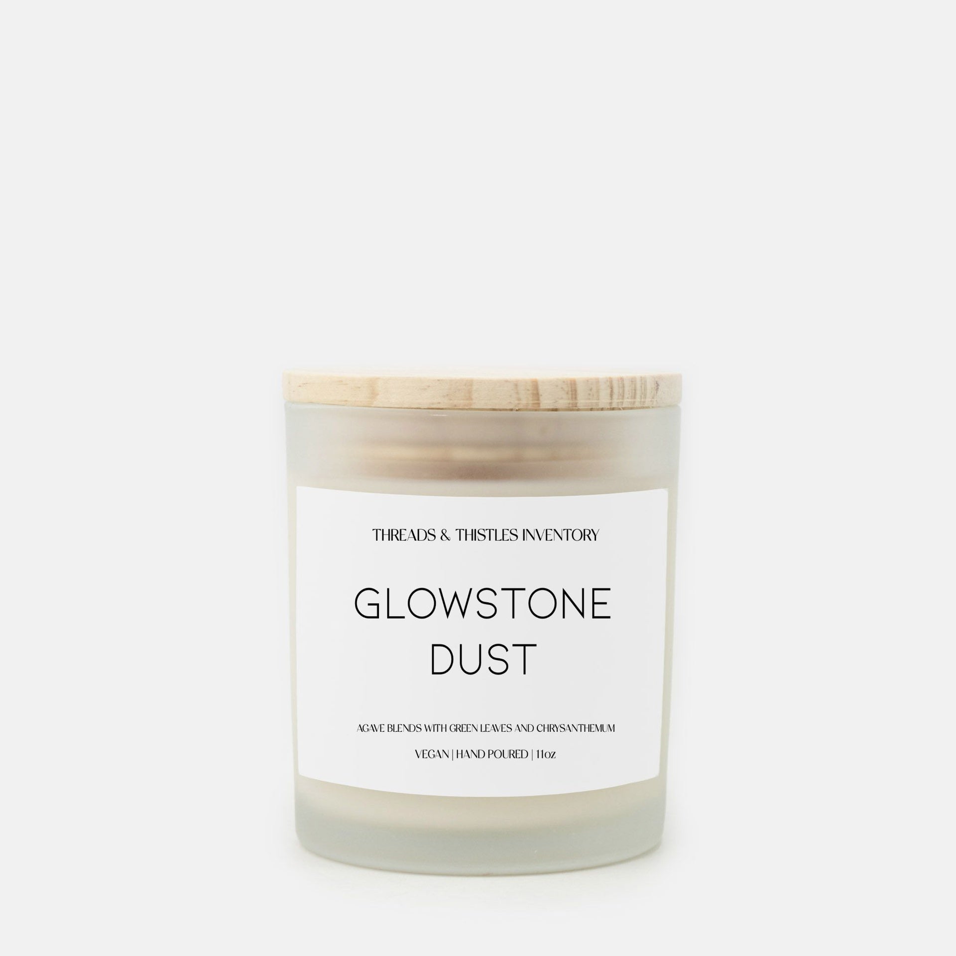 Glowstone Dust | 11oz Candle | Minecraft Candles Threads & Thistles Inventory 