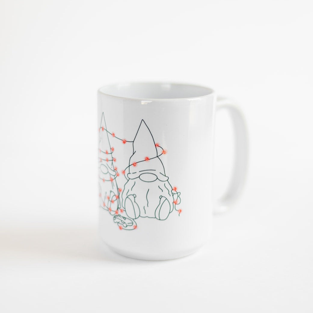 Gamer Gnome Christmas | Mug Deluxe 15oz. Mugs Threads & Thistles Inventory