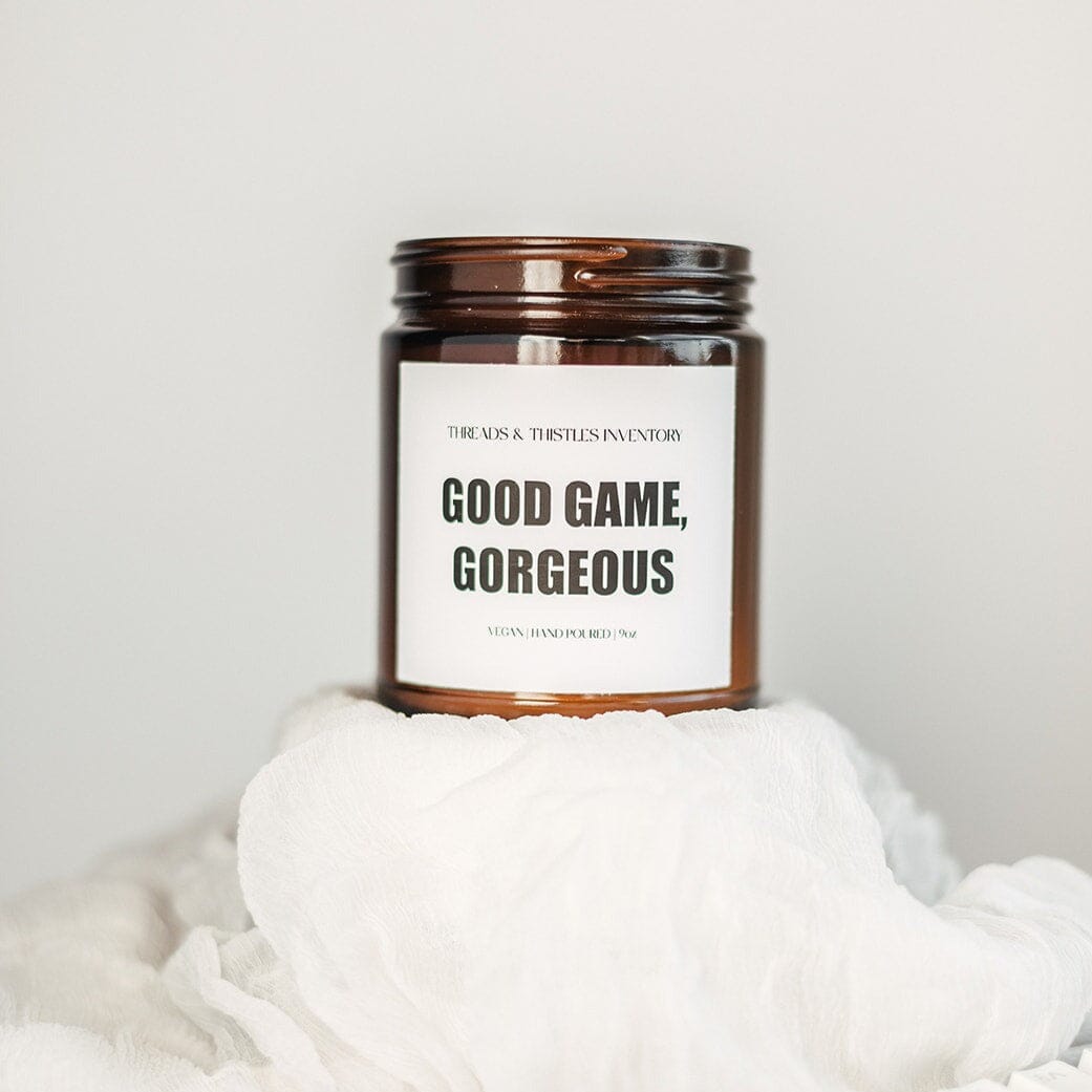 Good Game, Gorgeous | 9oz Candle | Gamer Affirmations Candles Threads & Thistles Inventory 