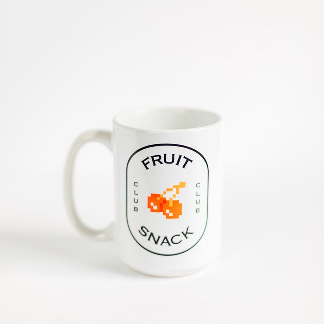 Fruit Snack Club | Mug Deluxe 15oz. | Retro Gaming Mugs Threads & Thistles Inventory