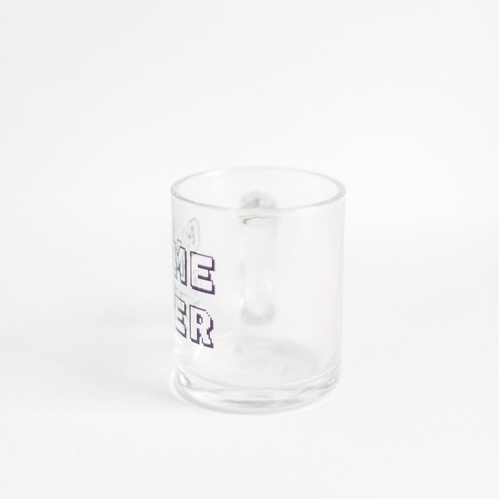 Game Over Pixels Mug Glass Retro Gaming Mugs Threads & Thistles Inventory