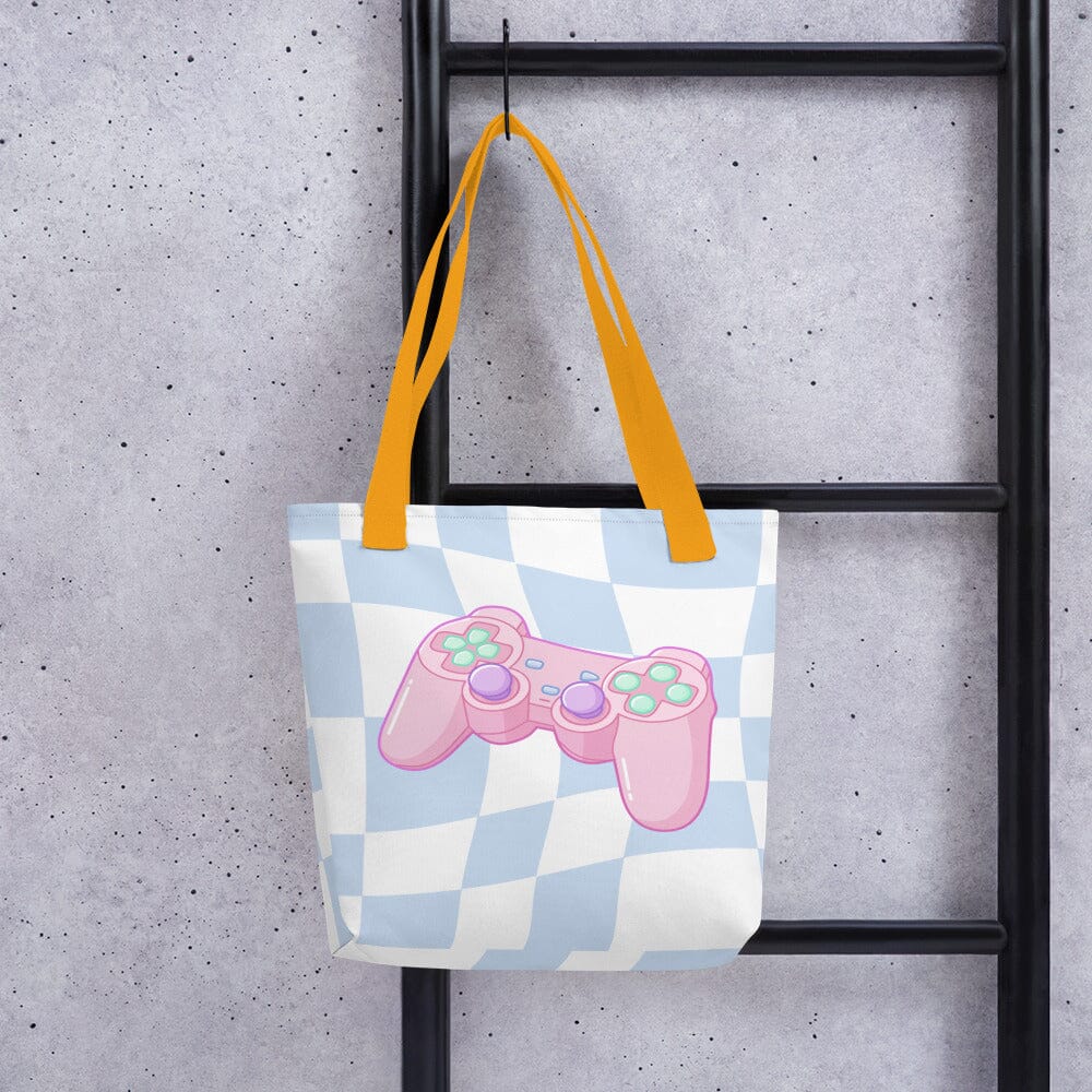 PS Controller | Tote bag | Retro Gaming Threads & Thistles Inventory Yellow