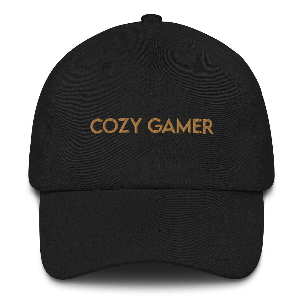 Cozy Gamer | Dad hat | Cozy Gamer Threads and Thistles Inventory Black