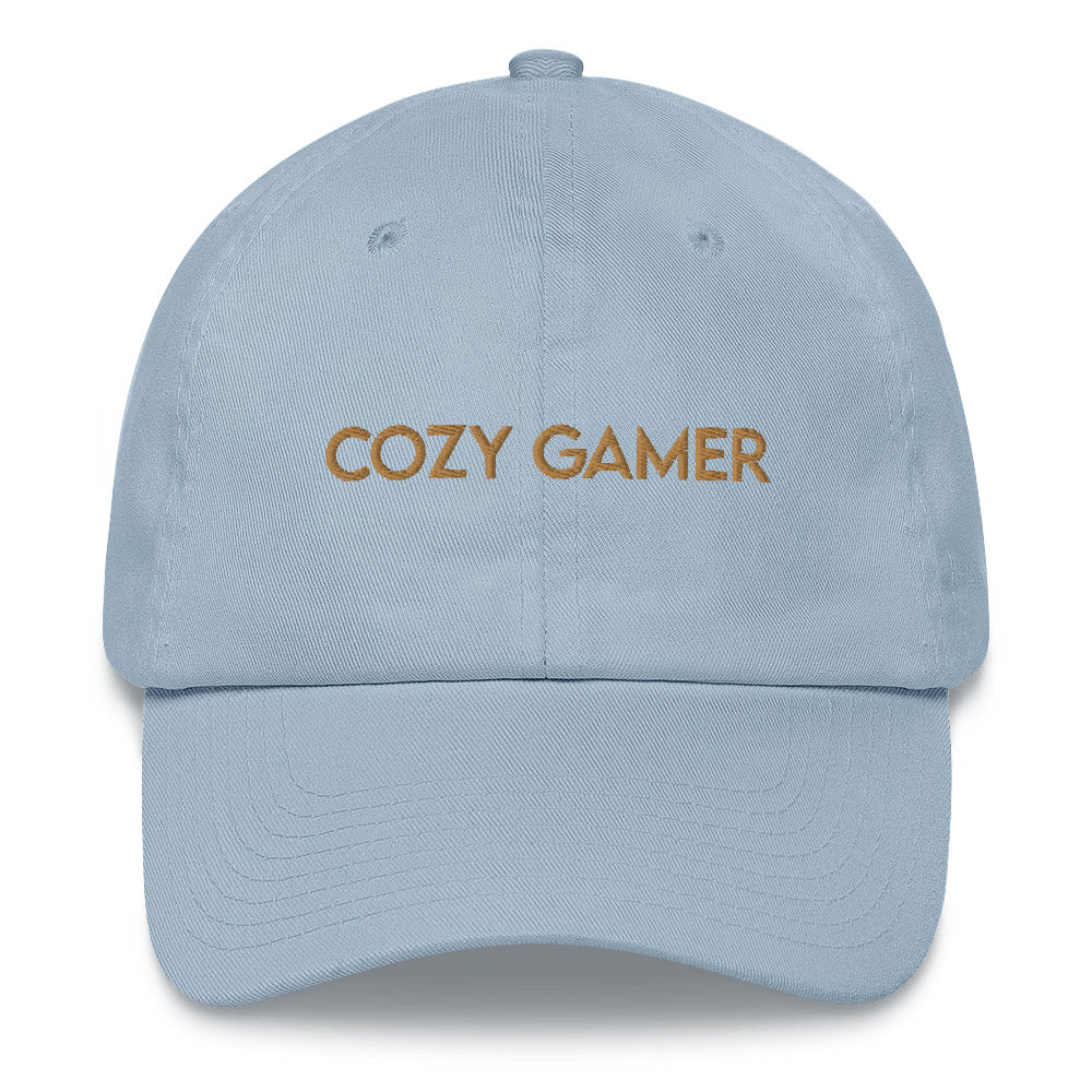Cozy Gamer | Dad hat | Cozy Gamer Threads and Thistles Inventory Light Blue 