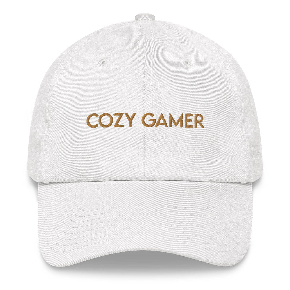 Cozy Gamer | Dad hat | Cozy Gamer Threads and Thistles Inventory White
