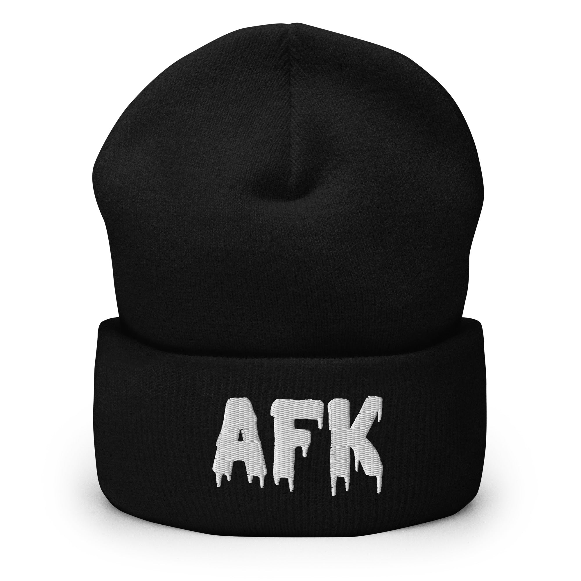 AFK Cuffed Beanie Threads & Thistles Inventory Black