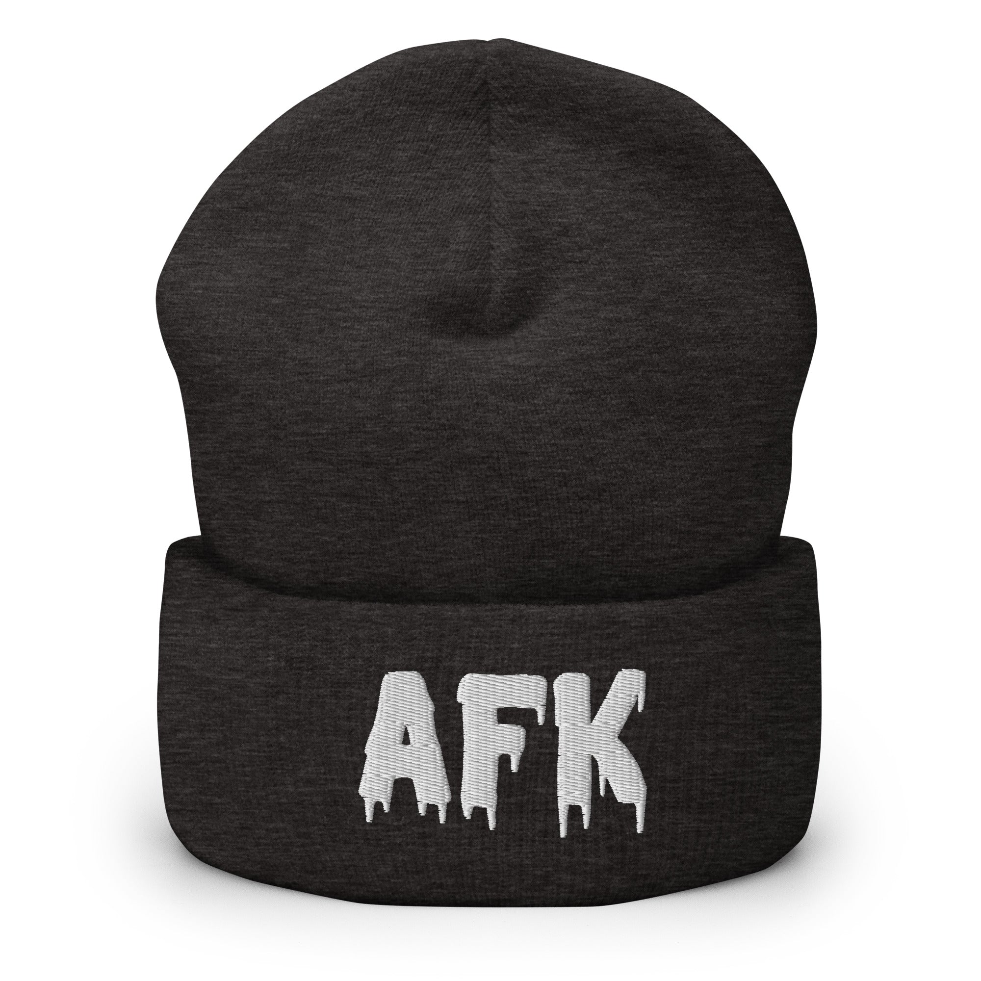 AFK Cuffed Beanie Threads & Thistles Inventory Dark Grey
