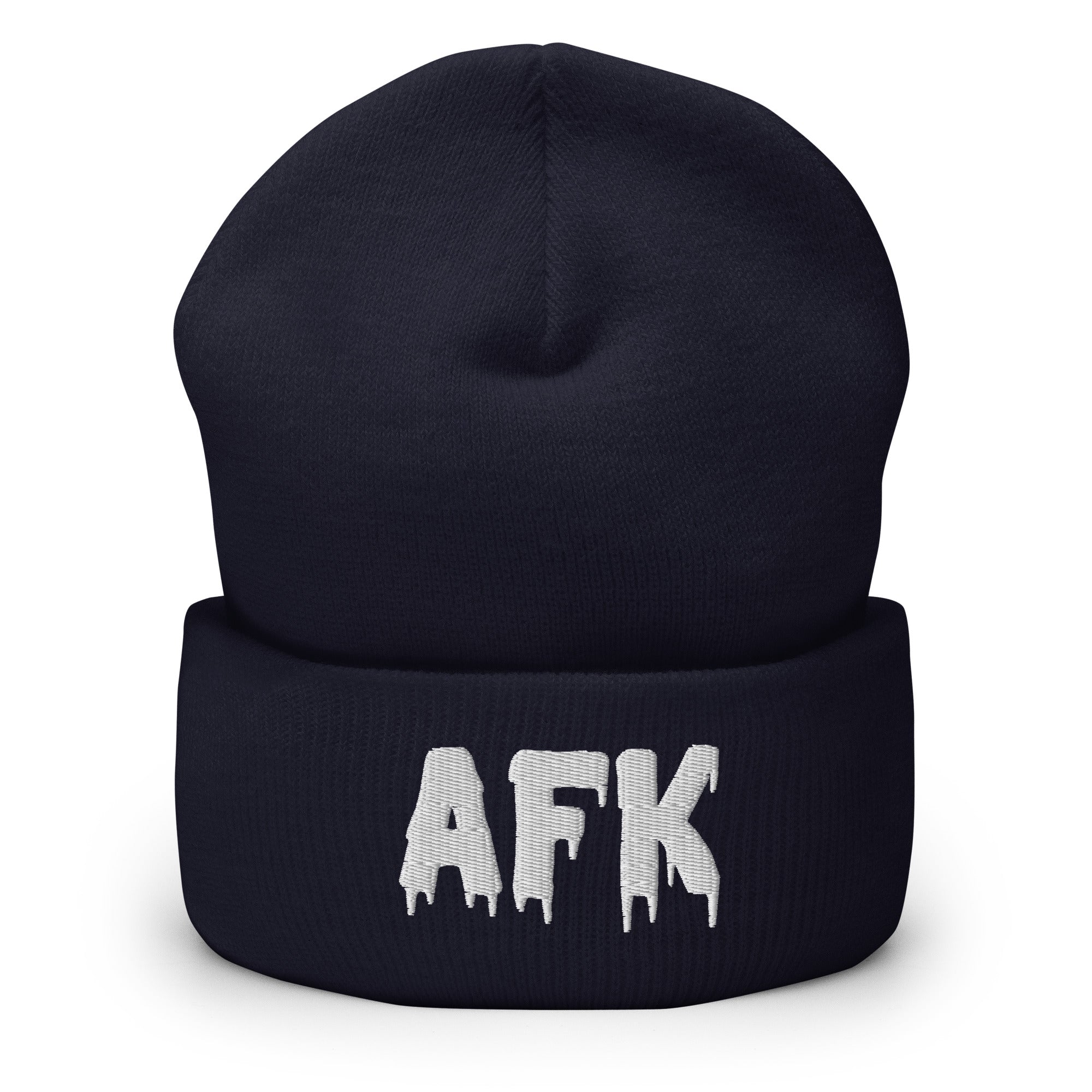 AFK Cuffed Beanie Threads & Thistles Inventory Navy