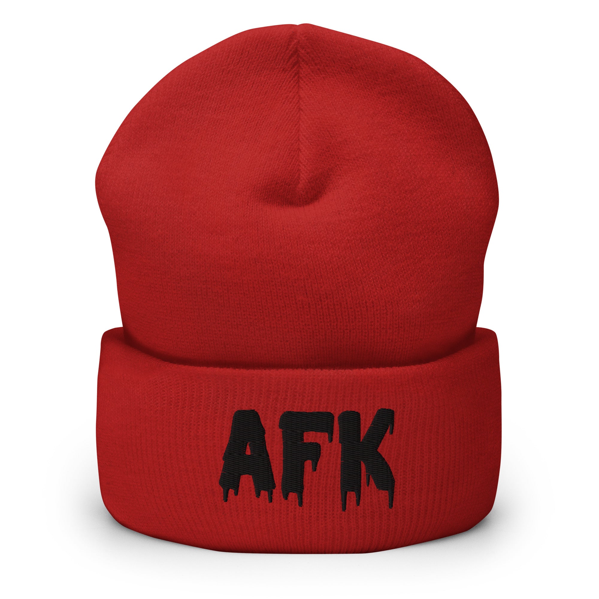 AFK Cuffed Beanie Threads & Thistles Inventory Red