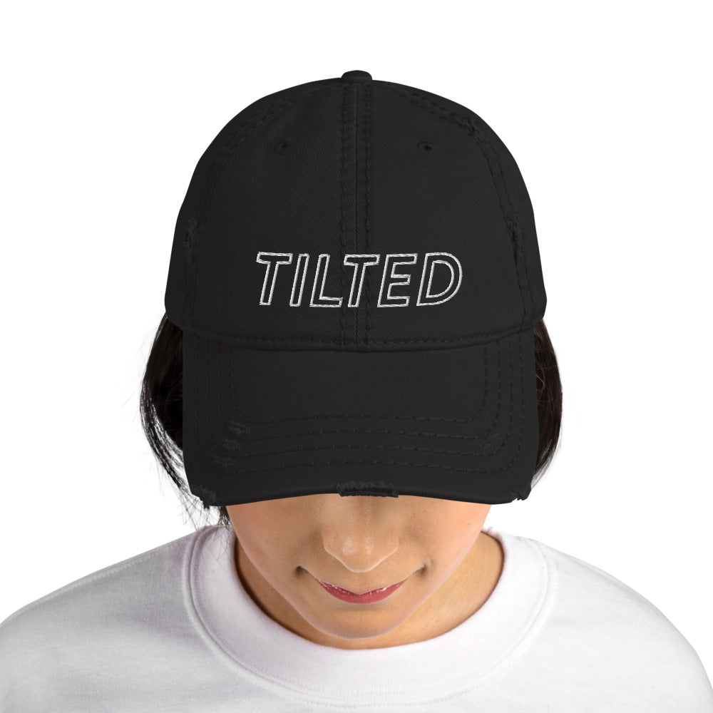 Tilted | Distressed Dad Hat Threads and Thistles Inventory