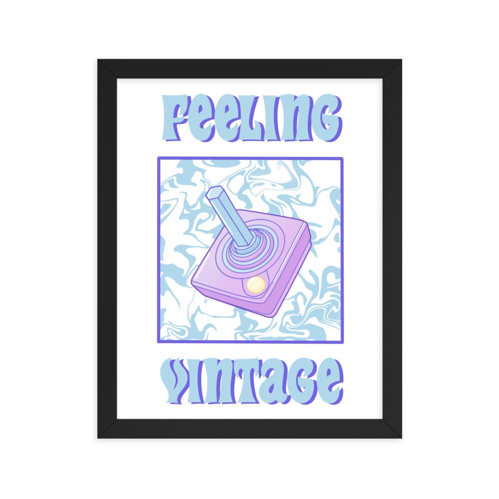 Feeling Vintage | Framed poster | Retro Gaming Threads & Thistles Inventory