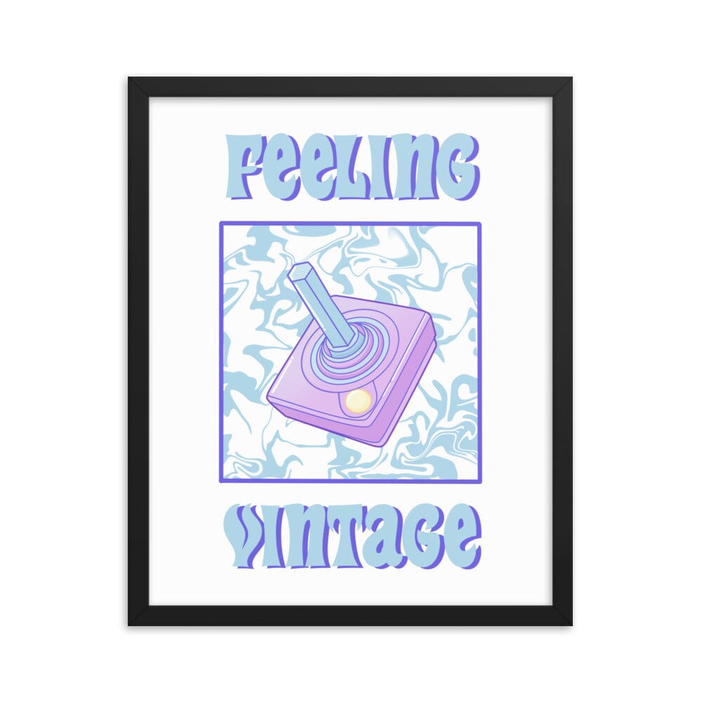 Feeling Vintage | Framed poster | Retro Gaming Threads & Thistles Inventory