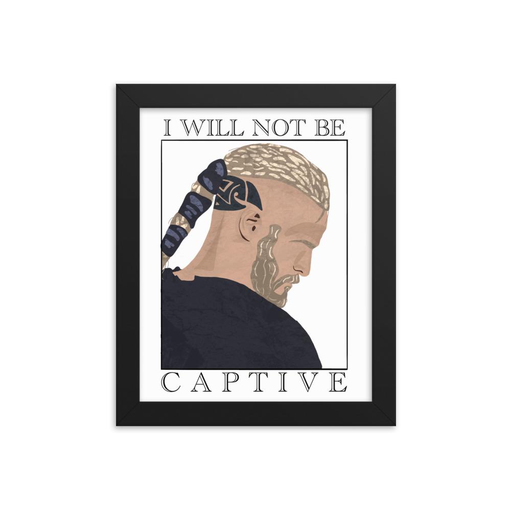Captive | 8x10 in Framed poster | Assassin's Creed Threads and Thistles Inventory Black