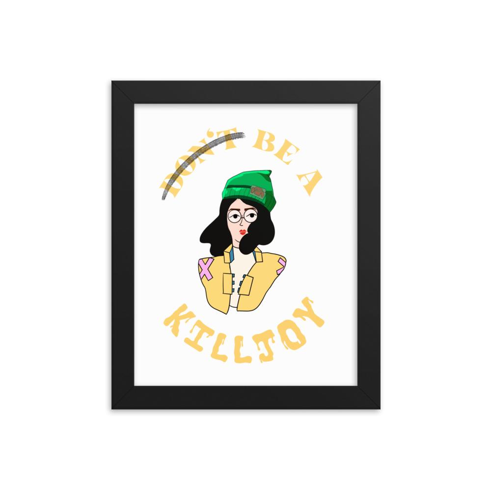 Killjoy | 8x10 Framed poster | Valorant Threads and Thistles Inventory Black