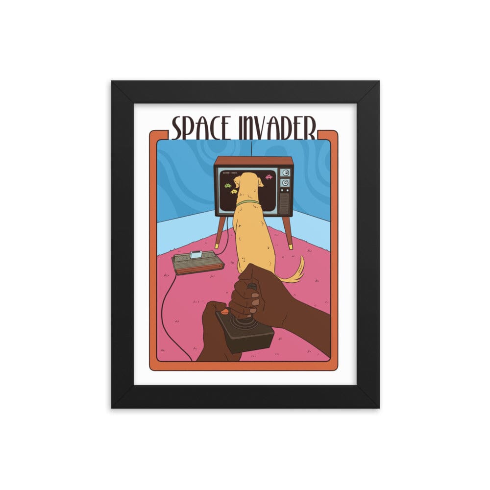 Space Invader | Framed poster | Retro Gaming Threads & Thistles Inventory