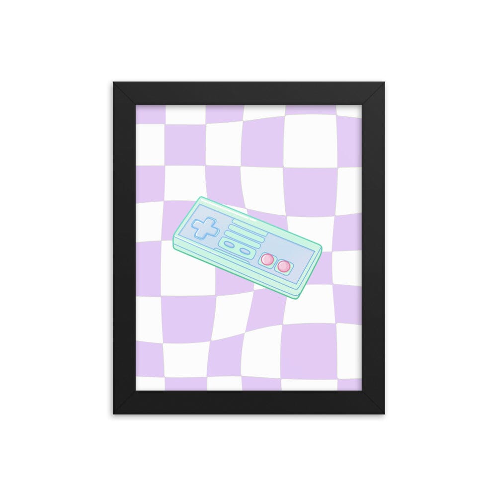NES Controller | Framed poster | Retro Gaming Threads & Thistles Inventory