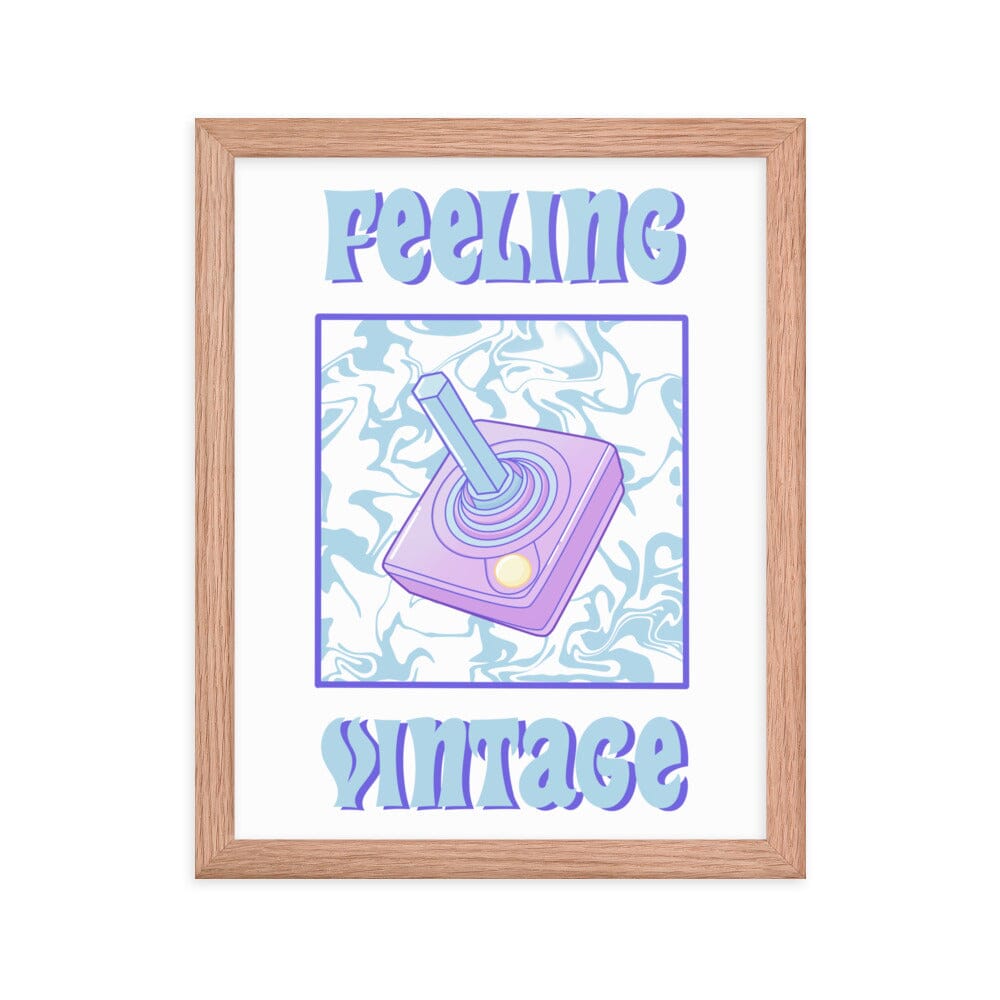 Feeling Vintage | Framed poster | Retro Gaming Threads & Thistles Inventory