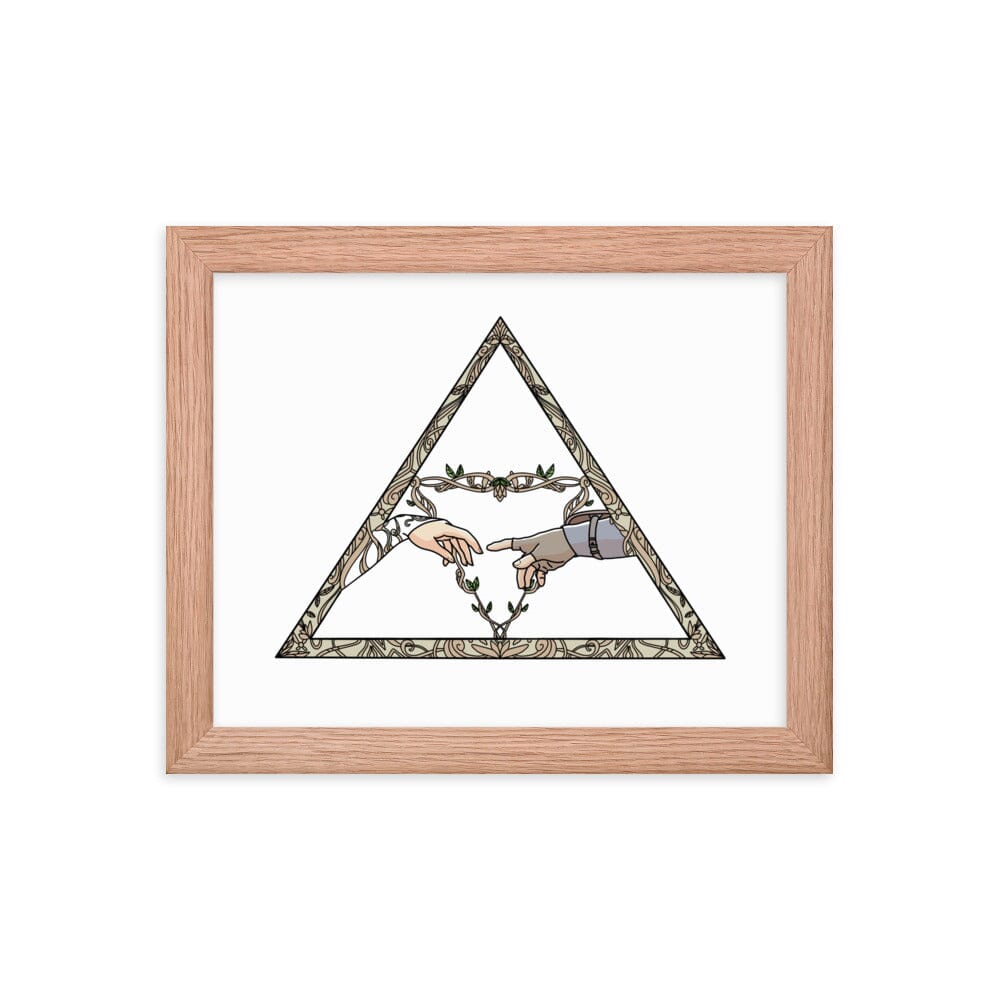 The Creation | 8x10 Framed poster | The Legend of Zelda Framed Prints Threads and Thistles Inventory Red Oak