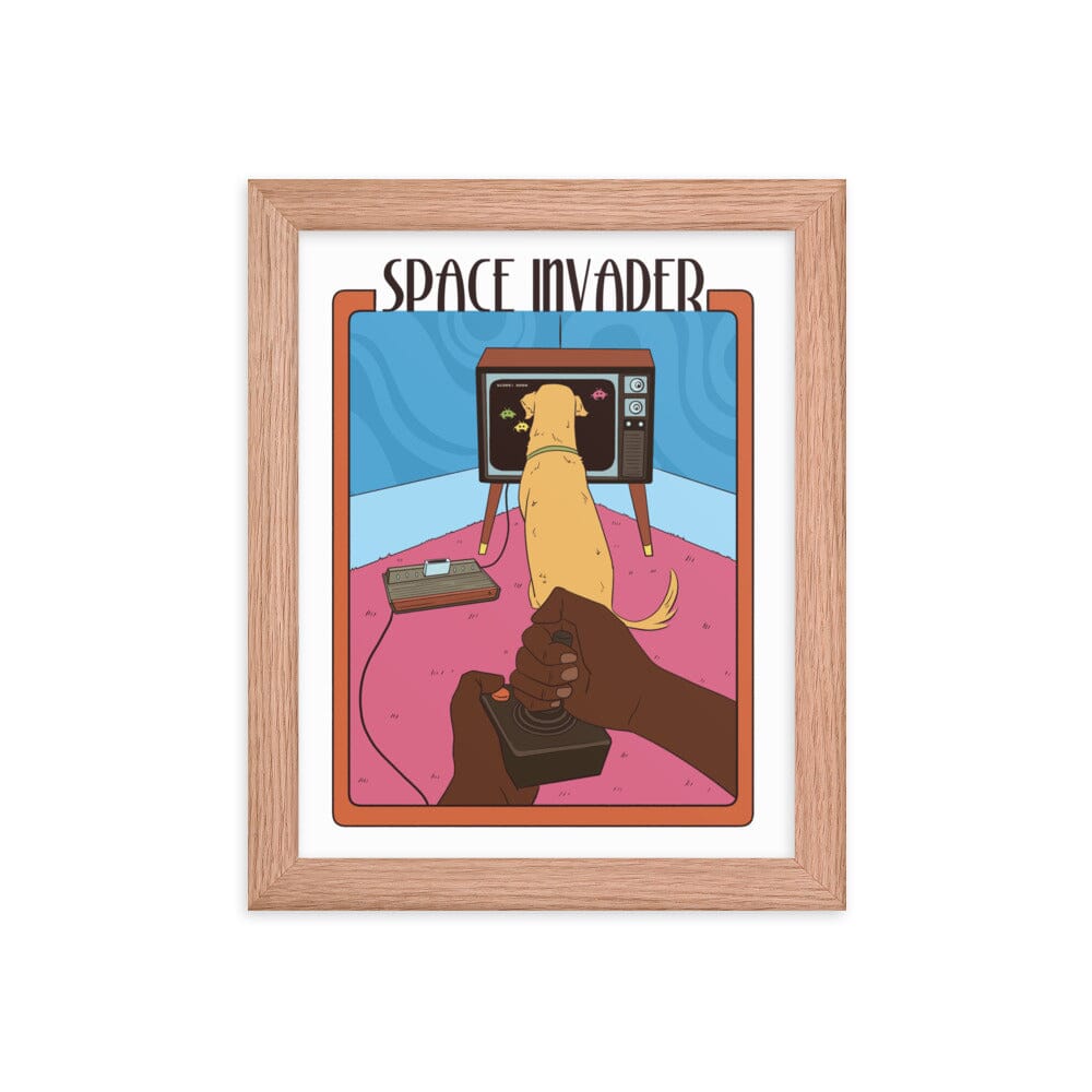 Space Invader | Framed poster | Retro Gaming Threads & Thistles Inventory