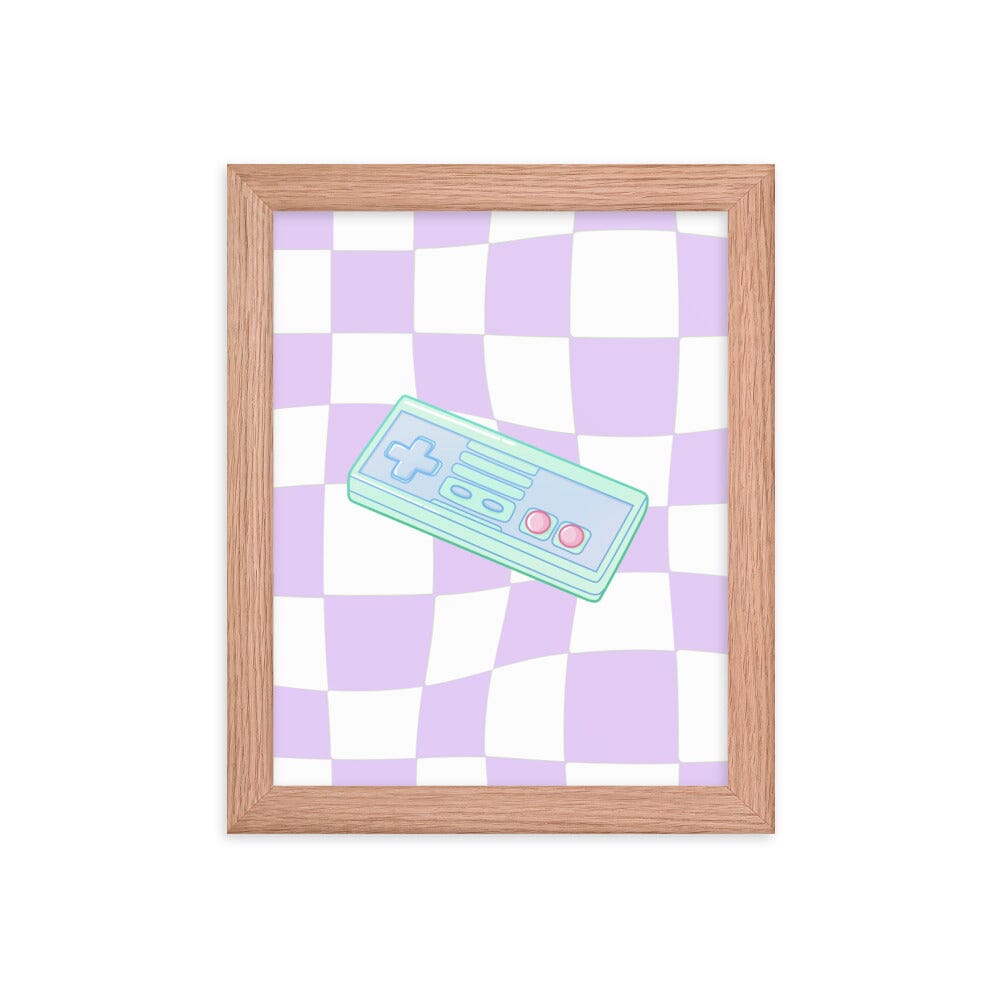 NES Controller | Framed poster | Retro Gaming Threads & Thistles Inventory