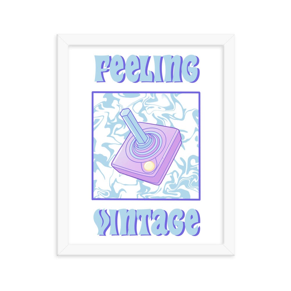 Feeling Vintage | Framed poster | Retro Gaming Threads & Thistles Inventory