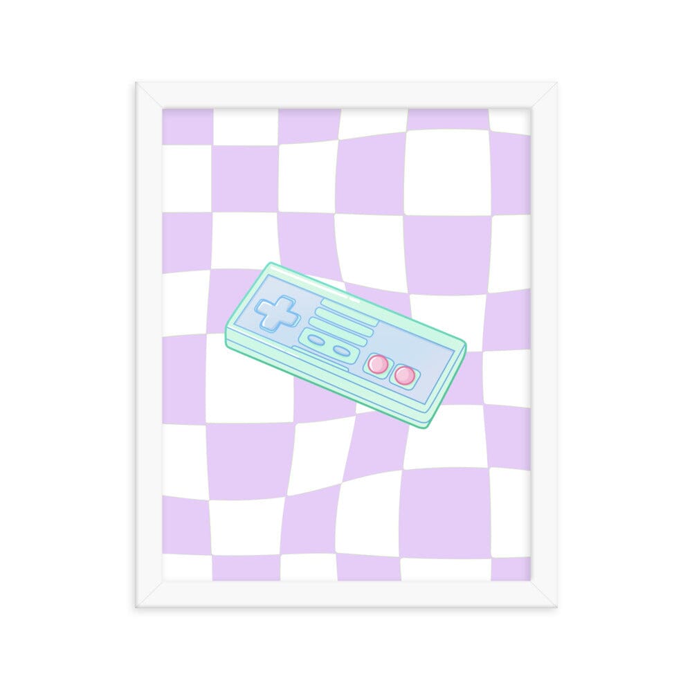 NES Controller | Framed poster | Retro Gaming Threads & Thistles Inventory