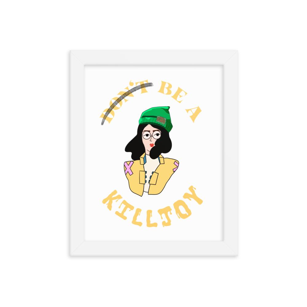 Killjoy | 8x10 Framed poster | Valorant Threads and Thistles Inventory White