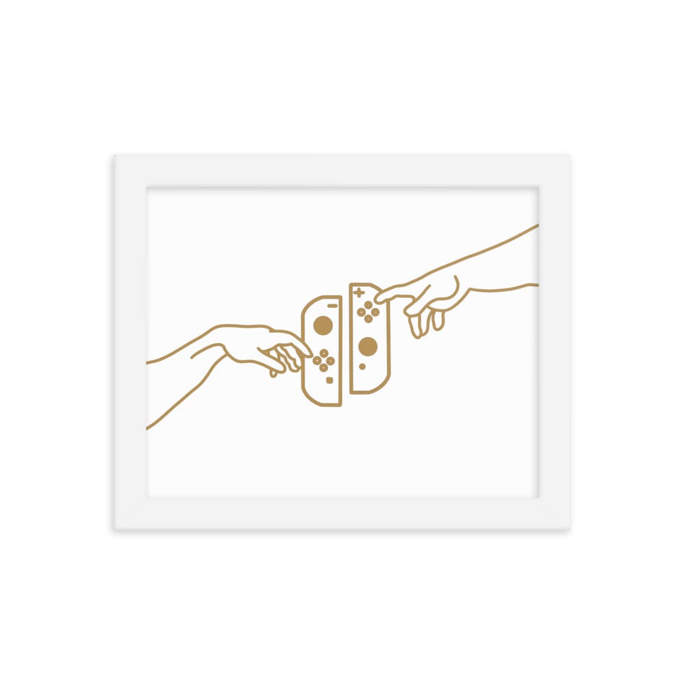 The Creation of Switch | 8x10 Framed poster | Cozy Gaming Threads & Thistles Inventory