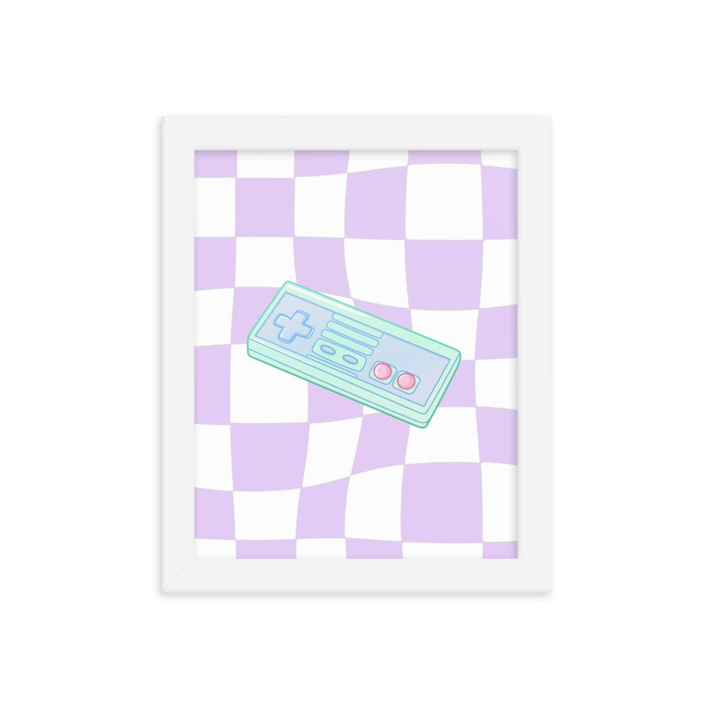 NES Controller | Framed poster | Retro Gaming Threads & Thistles Inventory
